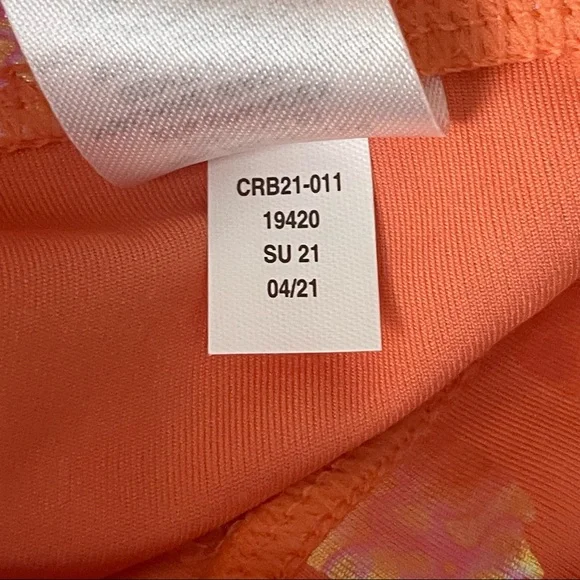 CARBON38 NWT HIGH RISE 7/8TH METALLIC FOIL LEOPARD PRINT LEGGINGS PINK PEACH XS - Picture 11 of 11